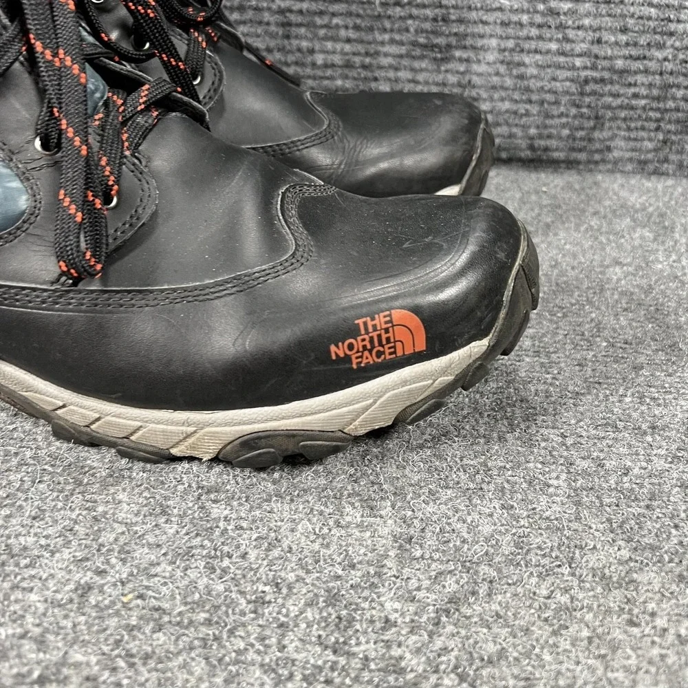The North Face Boots Mens Size 11.5 Black Leather Insulated Snow NF00CXR9